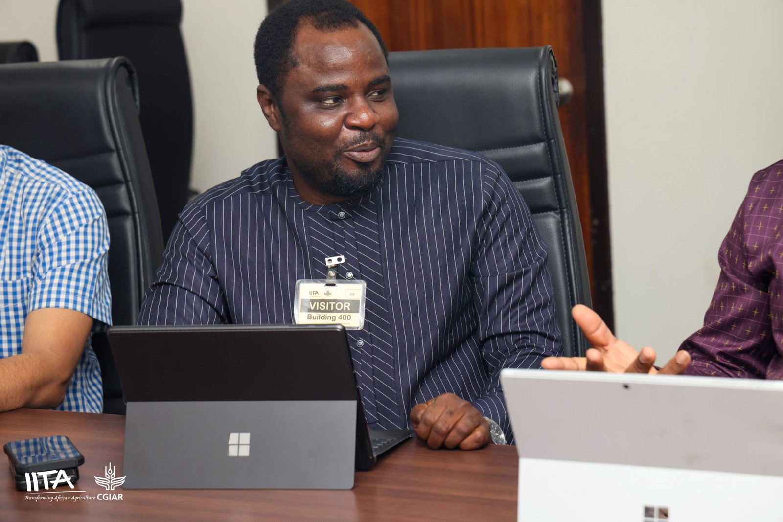 Technical session at IITA headquarters in Ibadan