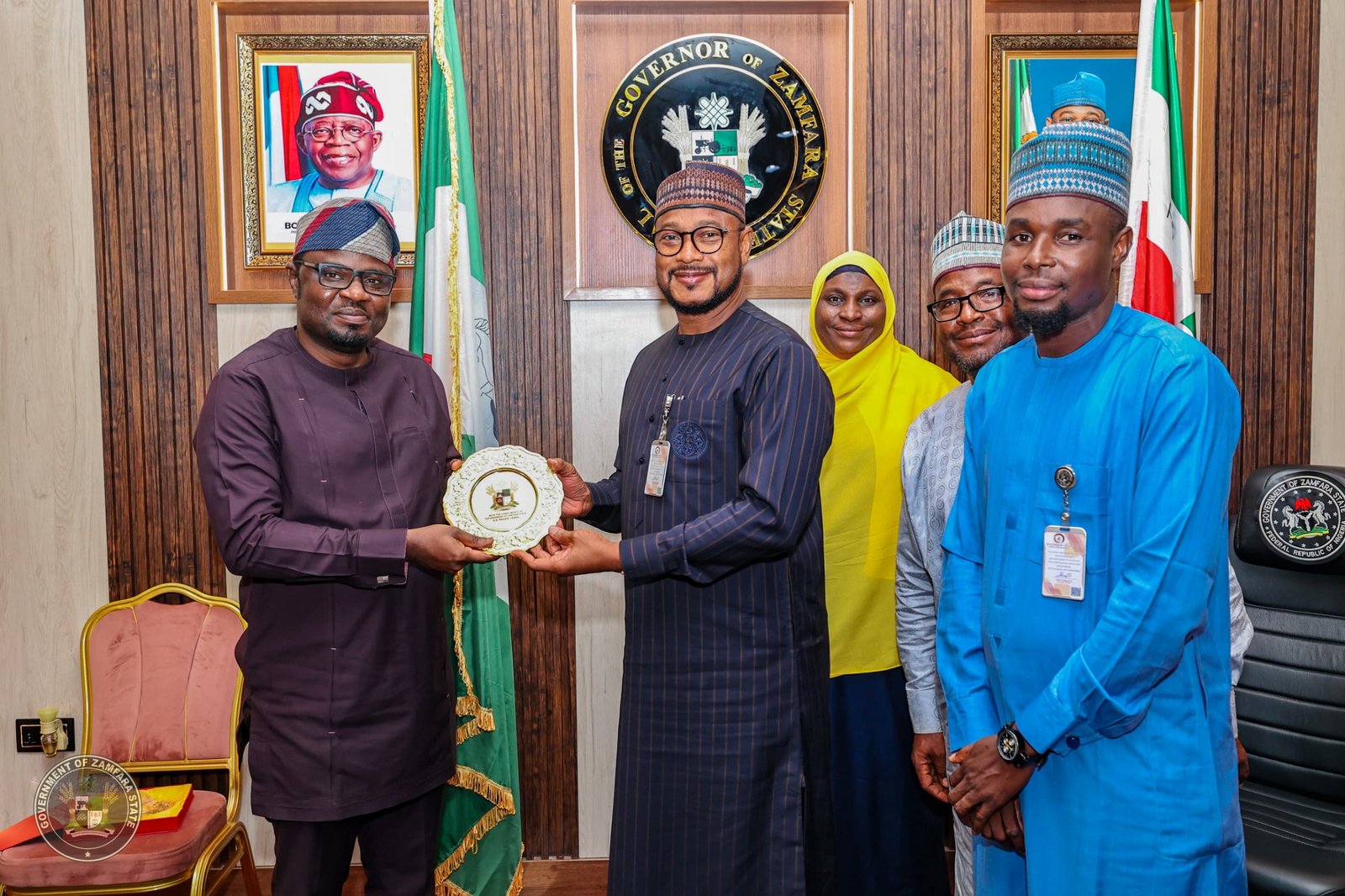 Courtesy visit and presentation in Zamfara State